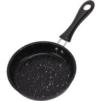 Stainless Steel Frying Pan Ergonomic Handle Fast Even Conduction Antistick Cooking Skillet for Bacon Steak Onion Egg Pan