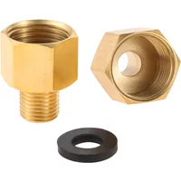 LPG Propane Gas Camping Grill Hose Adapter Connector for Cooker/Gas Hose/Gas Stove/Outdoor Camping Stove Grill 1/2"R X 1/4"lks
