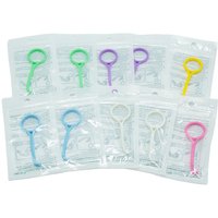 10pcs Dental Plastic Removal Hook Invisible Removable Braces Extractor Orthodontic Remove Aligner Clear Aligner for Oral Care