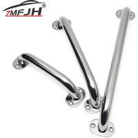8“ 12“ 16” Stainless Steel Handrails Grab Handle Handrail Support Handrail Bathroom Handgrab For Marine Boat RV Accessories