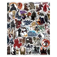 AliExpress FANLU 10/50PCS Funny Game Stickers Dark Soul Cartoon Character Graffiti Toy Waterproof Decoration Laptop Guitar Bike Skateboard Decals