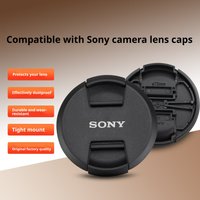 Universal Snap-on Lens Cap 37mm-82mm (Multi-Size) - Front Lens Cover Replacement for Canon Nikon Sony DSLR & Mirrorless Cameras