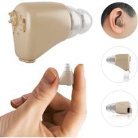 Rechargeable Mini In-Ear Sound Amplifier Wireless Headset Hearing Aid Device with Battery Ear Handset Tool for Deaf