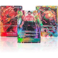 Custom Cards Proxy One Piece English Zoro Luffy Nami Robin Carrot Roger Zeus Sabo Ace Hancock Game Collectible Card Toy