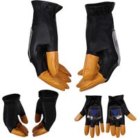 TV Bounty Hunter Din Djarin Cospaly Gloves Costume Accessories Disguise Gloves Men Adult Male Roleplay Halloween Suits Prop