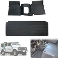 Use for Land Rover Defender 300 Tdi Td5 90 110 130 Custom Car All-Weather Insole Floor Mat Waterproof Car Foor Mat Car Accessor