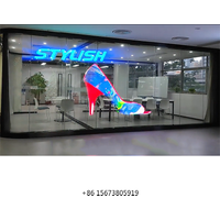 90% Transparency 3d Wall Pantallas Led Flexible Interior Glass Film Led Sticker Advertising Led Film Screen for Window