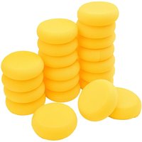 10pcs/pack Round Shape Ceramic Foam Throwing Water Absorbing Sponge Sculpture Pottery Tools Accessories Coloring Cleaning