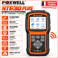 FOXWELL NT630 Plus – narzędzie diagnostyczne OBD2 do samochodów, umożliwiające dwukierunkowe testy, resetowanie systemów SRS, ABS, SAS, układu olejowego i EPB, skaner samochodowy OBD2.