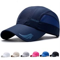 Running Hiking Quick Dry Baseball Cap Sun Protection Breathable Sports Cap Adjustable Casual Snapback Hat Golf Tennis