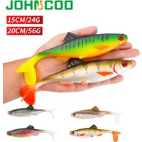 Big Soft Bait Sinking 15cm 20cmFishing Lures Soft Bait fishing Bait Perch Pike SwimBait Crankbait Fishing tackle