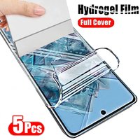 5PCS Hydrogel Film For Google Pixel 10 9 Pro XL 9A 8 7 Pro 8A Screen Protector For Google Pixel 7A 6A 6 Pro 5 4A 4 XL Back Cover