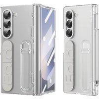 Wristband Holder Hinge Phone Case For Samsung Galaxy Z Fold 7 6 5 4 3 5G With Pen Slot S Pen Screen Protector Film Protect Cover