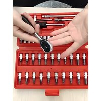 AliExpress 46pcs Automotive Hardware Tools Motorcycle Bicycle Ratchet Set Combination Wrench Socket Spanner Screwdriver Repair Tools