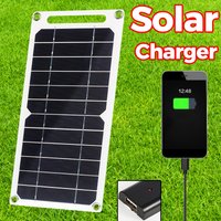 New 6W USB solar panel for outdoor mobile phone charging, power bank for camping, photovoltaic panel