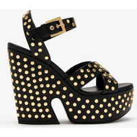 Gold Metal Rivet Platfrom Leather Sandals Sexy Round Toe Mixed Colors Accept Customized New Arrivals Fashion Women Modern Shoes
