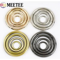 5/10Pcs 15-50mm O Ring Metal Buckle Bag Strap Webbing Loop Clasp Dog Collar Keychain Hook Snap Carabiner DIY Hardware Accessory