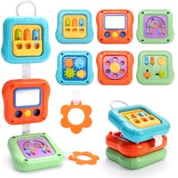 Montessori Toys Handbag Busy Board Baby Activity Cube Sensory Toys Fine Motor Skill Early Educational Toys for Toddlers Gifts