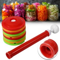 10Pcs/set Vacuum Sealer Jar Lids With Vacuum Pump Reusable Pickle Jar Sealing Covers Food Storage Accessories For Home Jar