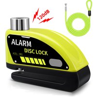 AliExpress Extractme Randpow Motorcycle Disc Lock Bike Wheel Padlock Motorcycle Alarm Waterproof Scooter Alarm Lock Anti-Theft Padlock Alarm Lock