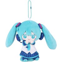 New Genuine Hatsune Miku Soft Cute Sweet and Cool Plush Doll Pendant High-value Bag Pendant Cute Keychain Pendant