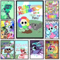 Game D-Dandys World Poster HD art sticky wall waterproof home living room bedroom bar aesthetic decoration