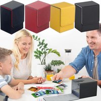Gift Box PU Game MTG Trading Card Holder Collectible Game Organizer Card Deck Case Protectors Storage Container Children