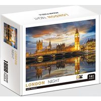 70*50cm Adult Puzzle 1000 Pieces Paper Jigsaw Puzzles London Night Famous Paintings Series Learning Education Craft Toys Gifts