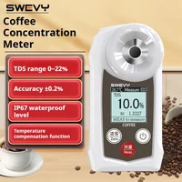 SWEVY Digital Display Coffee Density Meter Coffee 0~22%Tds Concentration Tester Portable Coffee Tester