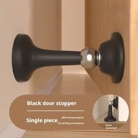 Strong Suction Silicone Door Stopper, No-Drill Anti-Collision Floor Stopper for Home & Bedroom Wall Protection