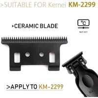 Original Replacement Movable Blade for Kemei KM-2299 Clipper Professional Hair Trimmer Cutting Knife Head Parts Accessories