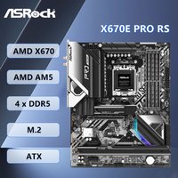 ASRock X670E Pro RS Motherboard AMD X670 Sokcet AM5 DDR5 256GB support 7900X 7600 8300GE 9950 8700F 7700 cpu NVMe SSD