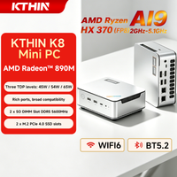 KTHIN K8 Mini PC AMD Ryzen AI9 HX 370 OCuLink Support Dual DDR5 5600MHz Gaming Computer Desktop PC WIFI6 AI Computing Power image 4