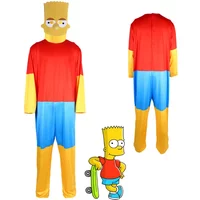 Simpsons Cosplay Costume Anime Cartoon Characer Lisa Bart Homer Marge Family Halloween Costume Birthday Party Fancy Dress gift