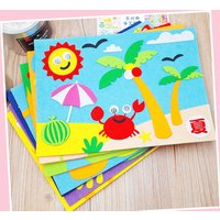 **20/40Pcs Nonwoven Felt Fabric 10x10cm Patchwork Cloth Bundle for Kids Scrapbooking DIY
