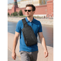 AliExpress Heroic knight Heroic Knight Fashion Sling Bag Men Multifunction Cycling Crossbody Bag Waterproof USB Travel Shoulder Satchel Casual Chest Pack