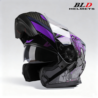 Heißer Verkauf Motorrad helm innere Sonnen linse Reiten Fahrrad helm hoch klappbar modular Motocross Kapazität Moto offenes Gesicht Casco Moto Punkt