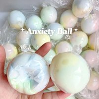 Wax Skin Squishy Ball: Maltose Texture Slow Rebound Stress Ball, Quiet Sensory Squeeze Toy, Aesthetic Office Fidget, New