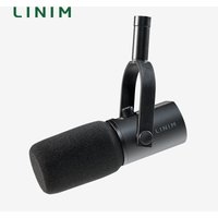 LINIM PD11 Dynamic USB/XLR Microphone with Gain Knob/Touch-mute/Headphone Jack,Recording Mic for PC Sound Card Streaming