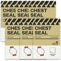 Rhino Rescue Vent Chest Seal, Twin-Pack,IFAK Supplies, First Aid Kit Wound Dressing for Opening Chest Wound Occlusal patch