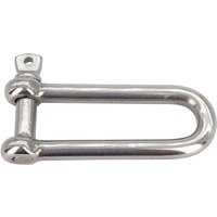4-16MM Marine Grade 316 Stainless Steel Long Straight D Shackle Anchor Shackle Chain Wire Rope Connector Rigging Fastener