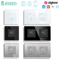 BSEED Zigbee Electric Bolier Water Floor Heating Thermostats Smart Room Temperature Controller Tuya Goolgle Alexa Voice Control