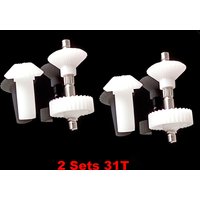 2 Sets 500 Helicopter 31T/36T Front Drive Gear for Align Trex TAROT Gartt 500 Helicopter