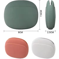 Silicone Earphone Case Bag Multifunctional Storage Case For Data Cable Headphone Cables Earplugs Portable Protective Sleeve