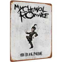 My Chemical Romance The Black Parade Skeleton Soldier Art Metal Tin Sign for Music Room Decor