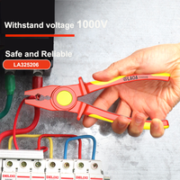 LAOA Insulated Wire Cutter Multifunctional High Voltage Resistant 1000V Electrician Special Tool Solid Tip Needle Nose Pliers