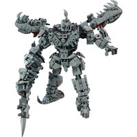 Gobricks MOC Transformersed A.O.E Grimlock Building Blocks Model Autobots Movie Deformed Tyrannosaurus Rex Bricks Toys Kids Gift