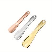 1 piece multi-functional cosmetic excavation spoon facial cream spoon creamer eye cream foundation scraper and spoon
