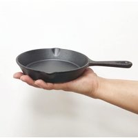 6 Inch Cast Iron Skillet, iron frying pan Frying Pan with Drip-Spouts,Nonstick Cookware, Camping Indoor and Outdoor Cooking