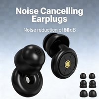 EarPlugs for Sleeping Noise Cancelling 50dB,Reusable Silicone Earplugs Strong sound insulation,Multiple sizes of ear caps,unisex